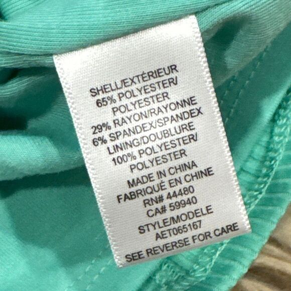 NWT AFRM green ribbed crop tank top size medium - Picture 3 of 4